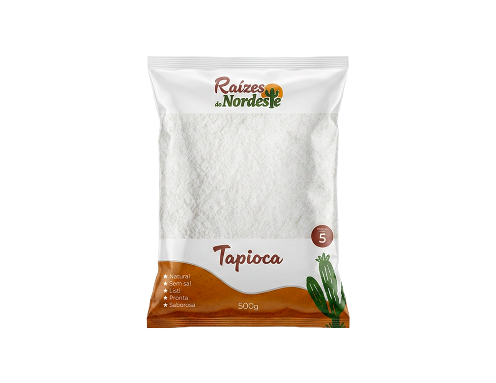 TAPIOCA RAIZES DO NORDESTE 500 G (FDO 24 PCT)